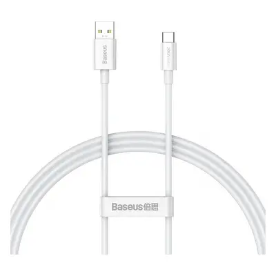 Kabel Baseus Superior Series USB-C, 65W, PD, 1 m (bílý)