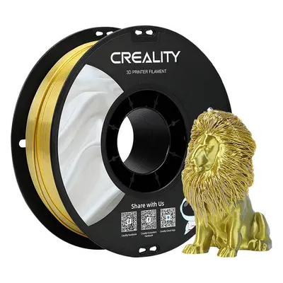 CR-Silk PLA Filament Creality pro 3D tiskárny (zlato-stříbrná)