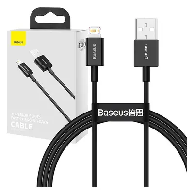 Baseus Kabel USB na iP 2,4A 1m (černý)