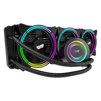 Darkflash TR360 PC vodní chlazení AiO RGB 3x 120x120 (černá)