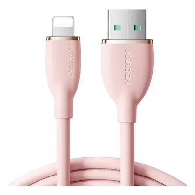 Joyroom Kabel barevný 3A USB na Lightning SA29-AL3 / 3A / 1,2 m (růžový)