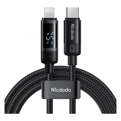 Mcdodo CA-5210 USB-C na Lightning kabel, 36W, 1.2m (black)