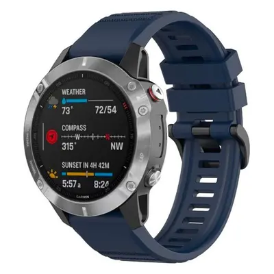 Silikonový řemínek FIXED Silicone Strap pro Garmin QuickFit 22mm, modrý