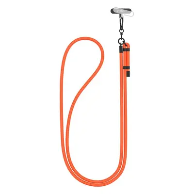 Šňůrka / Popruh na telefon TECH-PROTECT C1S ROPE CROSSBODY STRAP NEON ORANGE/BLACK