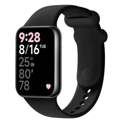 Silikonový řemínek FIXED Silicone Strap pro Xiaomi Smart Band 8 Pro, černý