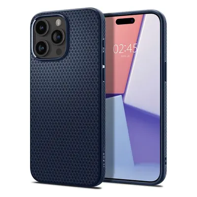 Spigen Liquid Air, navy blue - iPhone 15 Pro Max