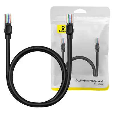 Síťový kabel Baseus Ethernet CAT5, 1 m (černý)