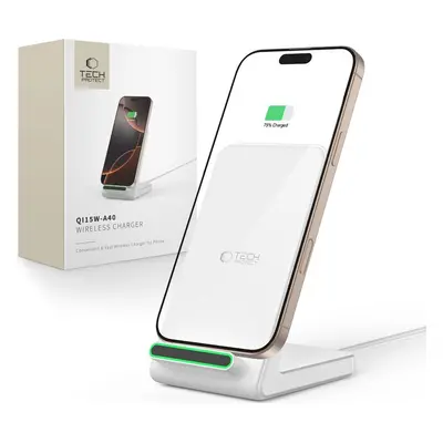 TECH-PROTECT QI15W-A40 WIRELESS CHARGER WHITE