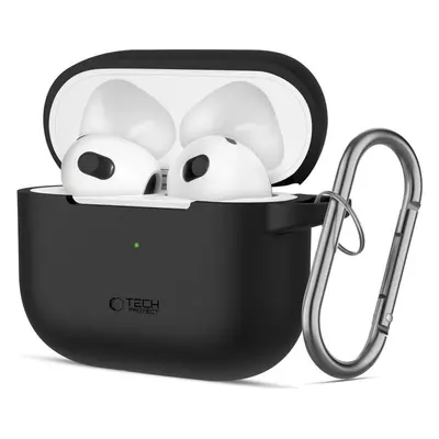 TECH-PROTECT SILICONE HOOK APPLE AIRPODS 3 BLACK