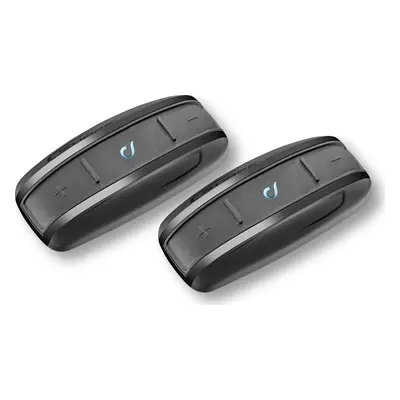 Bluetooth handsfree pro uzavřené a otevřené přilby CellularLine Interphone SHAPE, Twin Pack