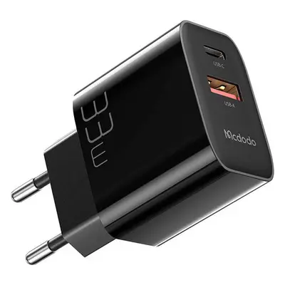 Nabíječka GaN 33W Mcdodo CH-0921 USB-C, USB-A (černá)