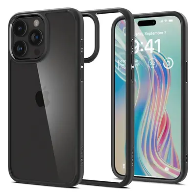 Spigen Ultra Hybrid, matte black - iPhone 15 Pro