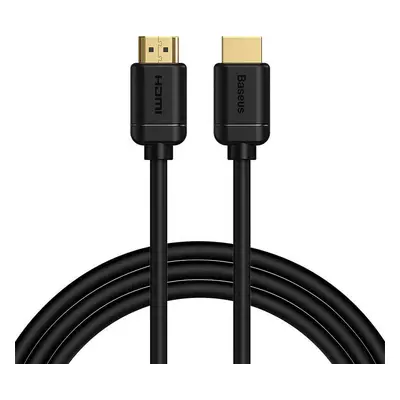 Baseus 2x kabel HDMI 2.0 4K 60Hz, 3D, HDR, 18 Gb/s, 2 m (černý)