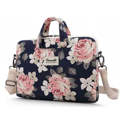 Canvaslife Taška na MacBook / notebook - CANVASLIFE, 15"-16" Briefcase Navy Rose