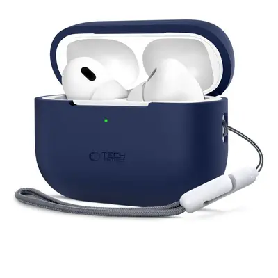 TECH-PROTECT SILICONE APPLE AIRPODS PRO 1 / 2 NAVY BLUE