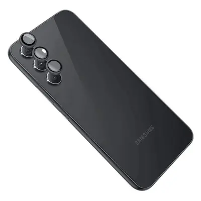 Ochranná skla čoček fotoaparátů FIXED Camera Glass pro Samsung Galaxy A54 5G, černá