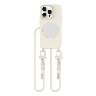 TECH-PROTECT MAGNECKLACE MAGSAFE IPHONE 15 PRO COSMIC LATTE