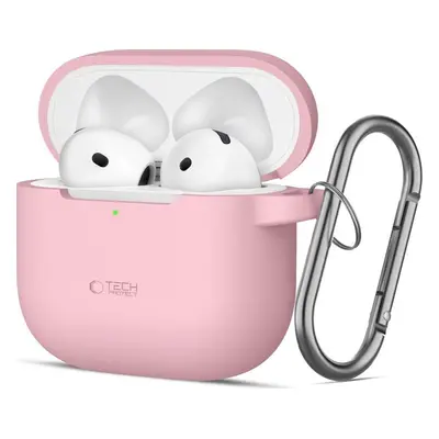 TECH-PROTECT SILICONE HOOK APPLE AIRPODS 4 DUSTY PINK