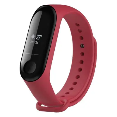 Silikonový řemínek FIXED Silicone Strap pro Xiaomi Mi Band 3/4, růžový