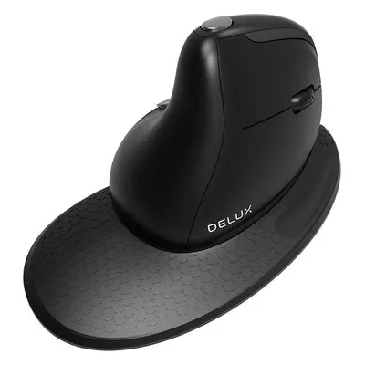 Drátová vertikální myš Delux M618XSU 4000DPI RGB