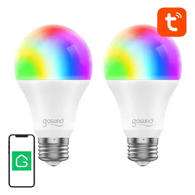 Chytrá žárovka WiFi RGB LED Gosund WB4-2 (2-pack) E27 Tuya