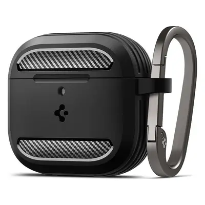 Spigen Rugged Armor, matte black - AirPods 4