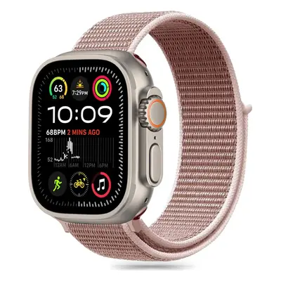 TECH-PROTECT ŘEMÍNEK NYLON APPLE WATCH 6 / 7 / 8 / 9 / 10 / SE (40 / 41 / 42 MM) DUSTY ROSE