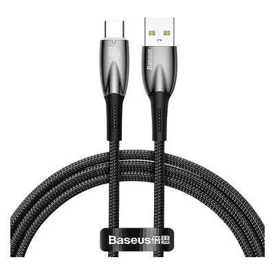 Kabel USB pro USB-C Baseus řady Glimmer, 100 W, 1 m (černý)