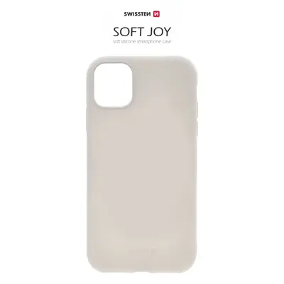 POUZDRO SWISSTEN SOFT JOY PRO APPLE IPHONE 11 KAMENNĚ ŠEDÉ