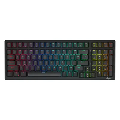 Bezdrátová mechanická klávesnice Royal Kludge RK98 RGB, červený spínač (černý)