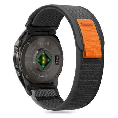 TECH-PROTECT NYLON GARMIN FENIX 5 / 6 / 6 PRO / 7 / 8 (47 MM) / E BLACK/ORANGE