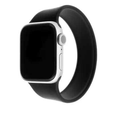 Elastický silikonový řemínek FIXED Silicone Strap pro Apple Watch 38/40/41mm, velikost XS, černý