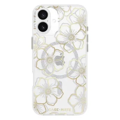 Case-Mate Case Mate Floral Gems - Gold, magsafe - iPhone 16 Plus