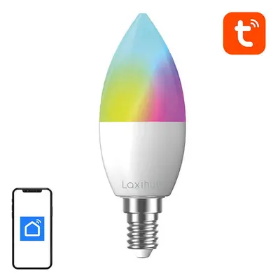 Chytrá LED žárovka Laxihub LAE14S (2-pack) WiFi Bluetooth Tuya