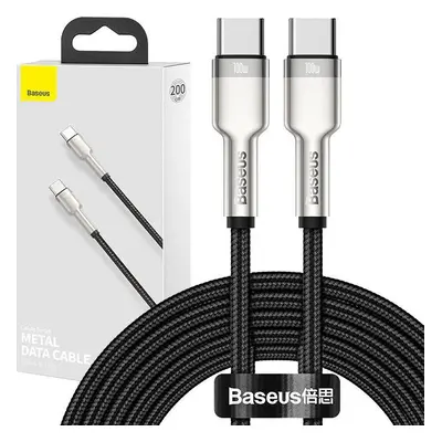 Baseus cable Cafule Metal PD USB-C - USB-C 2,0 m black 100W