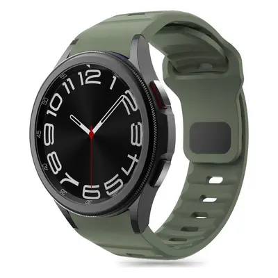 TECH-PROTECT řemínek SILICONE LINE SAMSUNG GALAXY WATCH 4 / 5 / 5 PRO / 6 / 7 / FE OLIVE GREEN