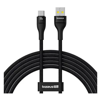 Nabíjecí kabel Baseus Flash 2 USB na USB-C 100W, 2 m (černý)