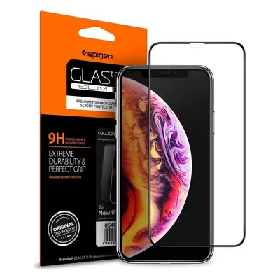 Spigen Glass FC HD, black - iPhone 11/XR