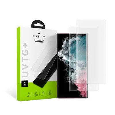 Tvrzené sklo GLASTIFY UVTG+ 2-PACK GALAXY S22 ULTRA