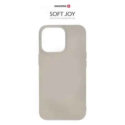 POUZDRO SWISSTEN SOFT JOY PRO APPLE IPHONE 13 PRO KAMENNĚ ŠEDÉ