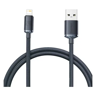 BASEUS CRYSTAL SHINE LIGHTNING CABLE 120CM BLACK