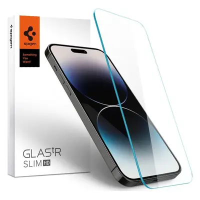 Spigen Glass tR Slim HD 1 Pack, Transparency Sensor Protection - iPhone 14 Pro