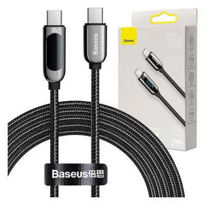 Baseus Kabel USB-C k displeji USB-C Baseus, 100 W, 2 m (černý)