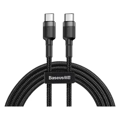 Baseus Cafule PD2.0 60W QC3.0 rychlé nabíjení USB pro kabel typu C (20V 3A) 2m šedo-černý