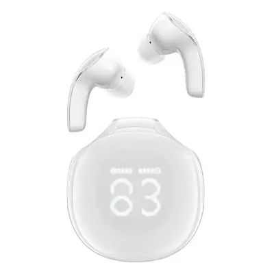 Sluchátka TWS Acefast T9, Bluetooth 5.3, IPX4 (porcelánově bílá)