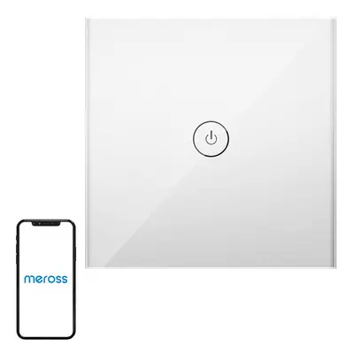 Chytrý dvoukanálový nástěnný vypínač Wi-Fi Meross MSS550 EU (HomeKit)