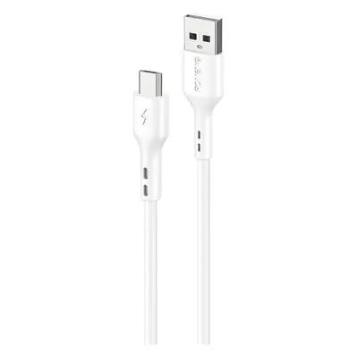 Foneng X36 USB kabel na Micro USB, 2.4A, 1m (bílý)