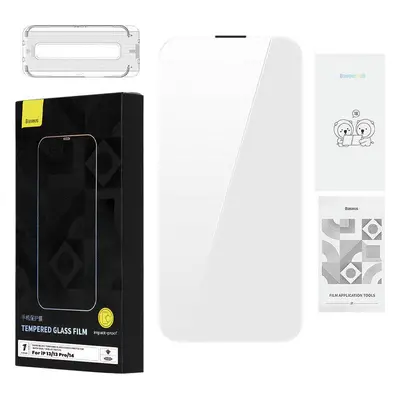 Tvrzené sklo Baseus 0,4 mm Iphone 13/13 Pro/14 + čisticí sada