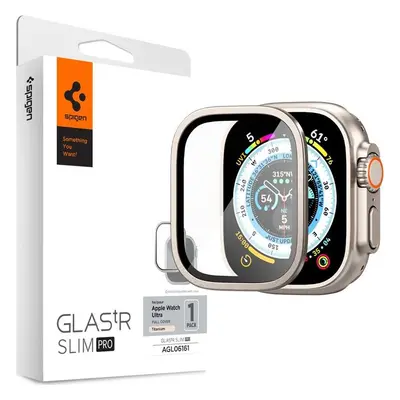 Tvrzené sklo SPIGEN GLAS.TR SLIM PRO APPLE WATCH ULTRA 1 / 2 (49 MM) TITANIUM