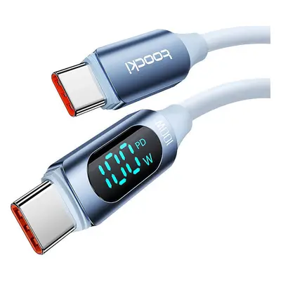 Kabel USB-C na USB-C Toocki TXCTT1- XX04-B2, 2m, FC 100W (modrý)